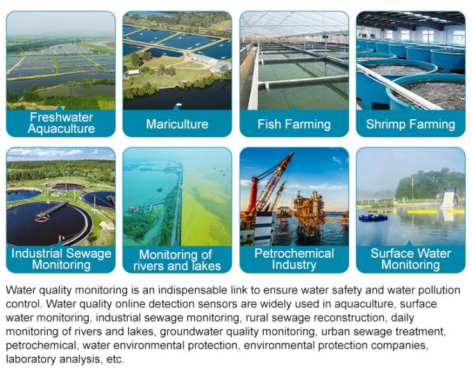 application-desun de capteur de qualité de l'eau