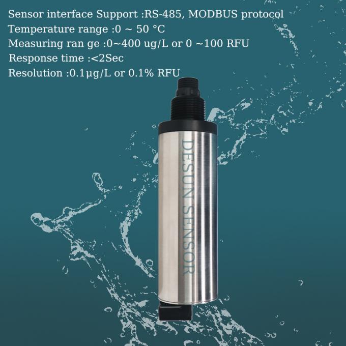 système de capteur de chlorophylle avec la brosse de nettoyage automatique
